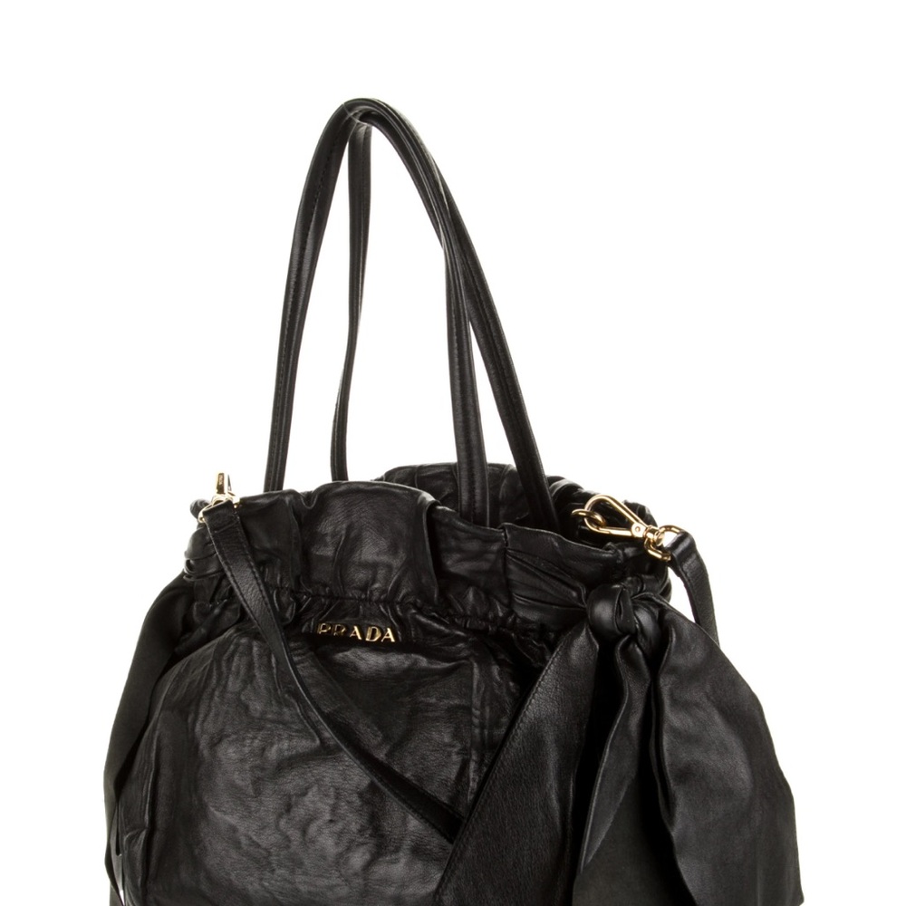 Prada Nappa Antik Bow Tote - Picture 3 of 5